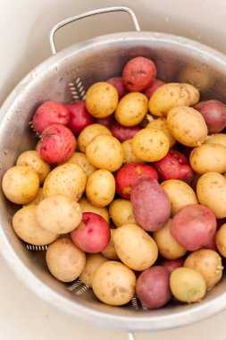 Küçük patatesler yakın çekim