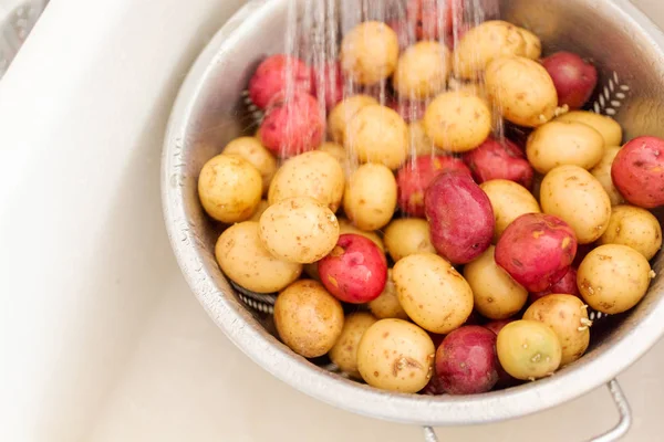 Küçük patatesler yakın çekim