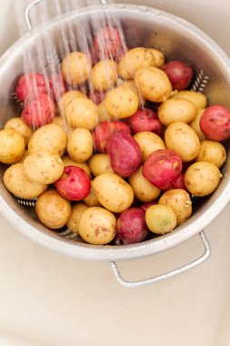 Küçük patatesler yakın çekim