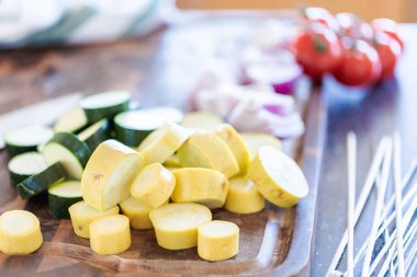 Organik Sebzeler yakın çekim