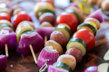 Izgara sebzeli kebap 