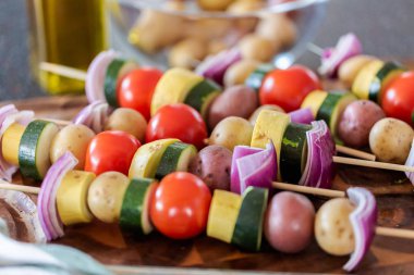 Izgara sebzeli kebap 