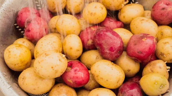 Batatas pequenas fecham — Fotografia de Stock