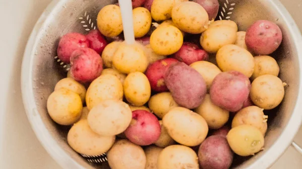 Small potatoes close up — Stock Photo, Image