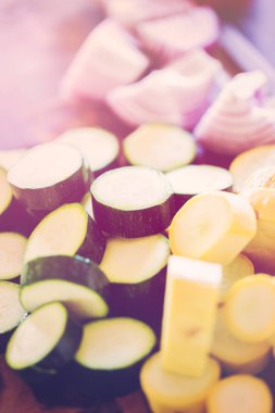 Organik Sebzeler yakın çekim