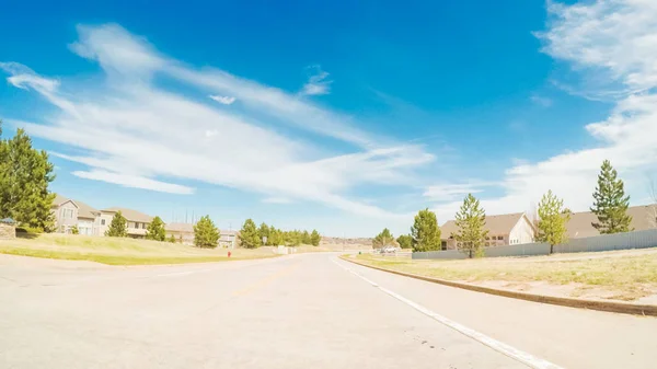 Vorstadtviertel im Kolorado — Stockfoto