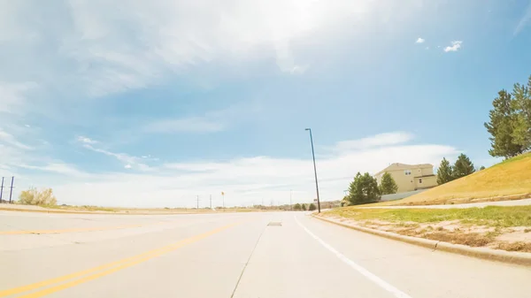 Suburban neighborhood in Colorado — Stock Photo, Image