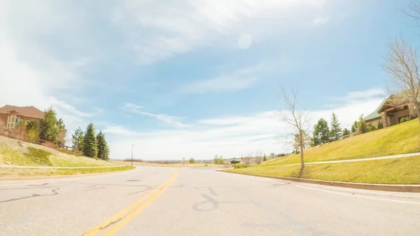 Suburban neighborhood in Colorado — Stock Photo, Image