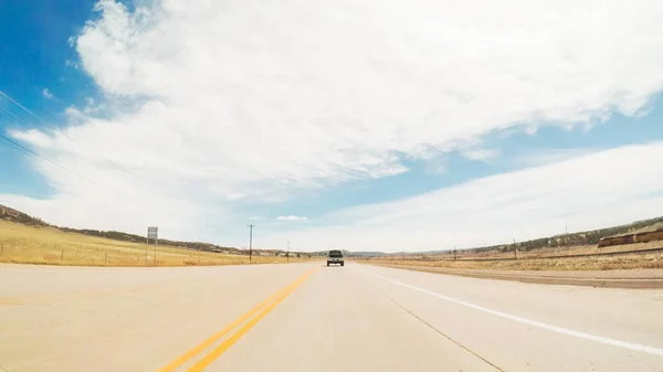 Pov Colorado Kırsal Asfalt Yol Sürüş — Stok fotoğraf
