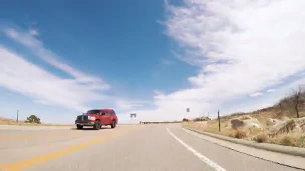Denver Colorado Usa April 2018 Zeitraffer Autofahrer Rast Vorstadtviertel Kolorado — Stockvideo