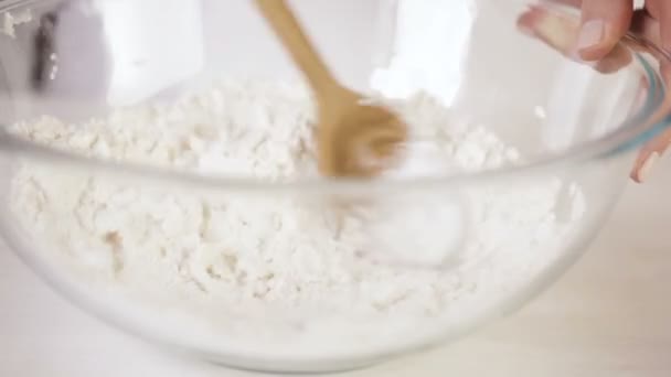 Time Lapse Step Step Preparing Traditional Pumpkin Pie Thanksgiving Dinner — Stock Video