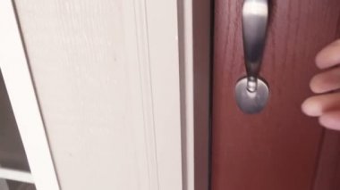 Modern konut ev ön kapı açma