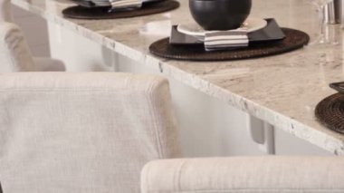 Paslanmaz çelik konut gaz sobası lüks evde