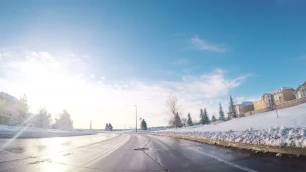 Bahar kar fırtınası'ndan sonra — Stok video