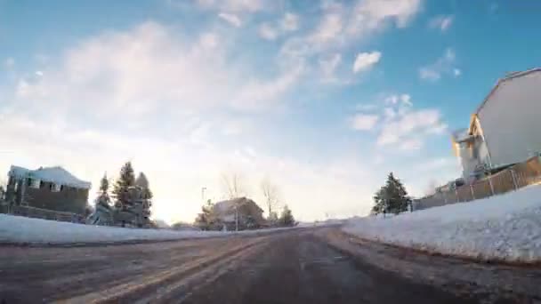 Bahar kar fırtınası'ndan sonra — Stok video