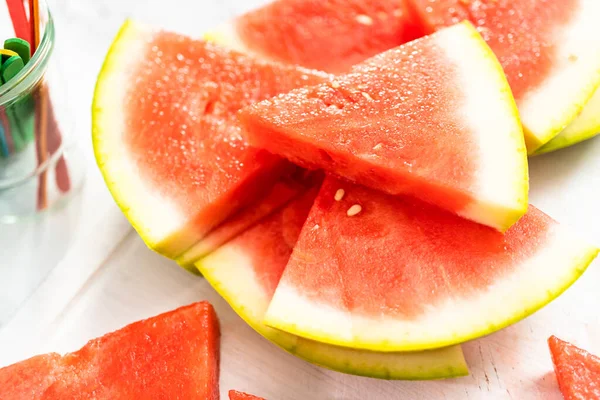 Rode watermeloen — Stockfoto