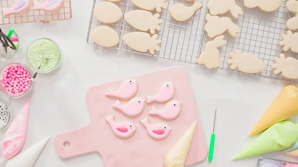 Making Easter cookies — Stock Photo, Image