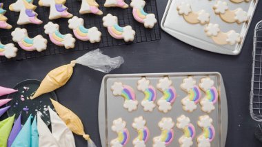 Tek boynuzlu at kurabiyeleri