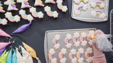 Tek boynuzlu at kurabiyeleri