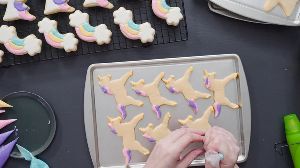 Unicorn cookies — Stockfoto