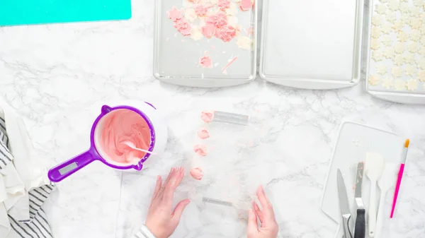 Melting chocolate candy melts — Stock Photo, Image