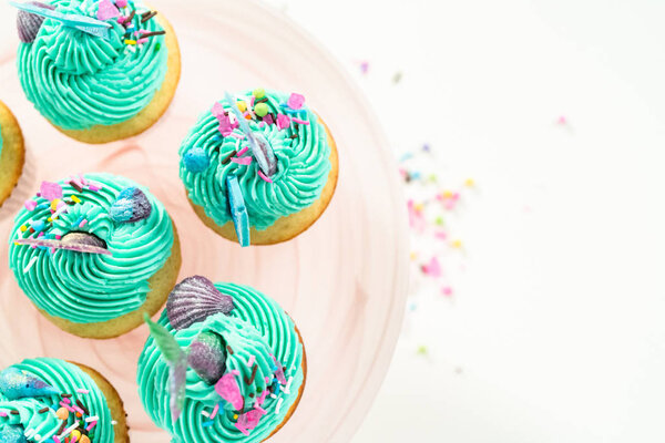 Mermaid cupcakes