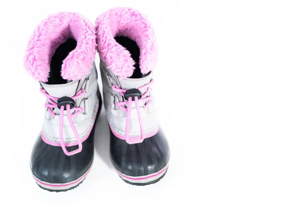 Niños botas de invierno —  Fotos de Stock