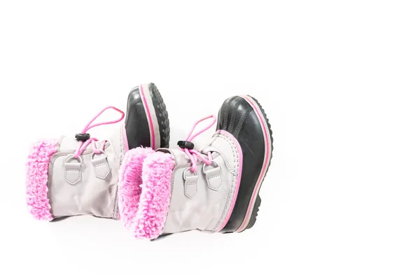 Anak sepatu musim dingin — Stok Foto
