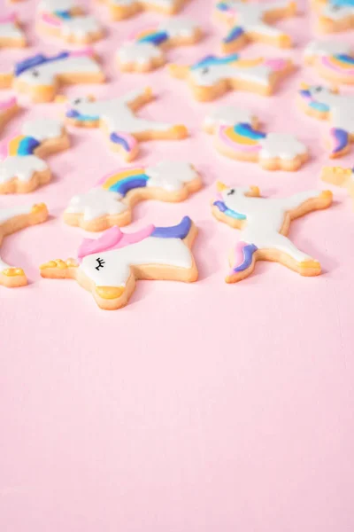 Unicorn sugar cookies — Stock Photo, Image