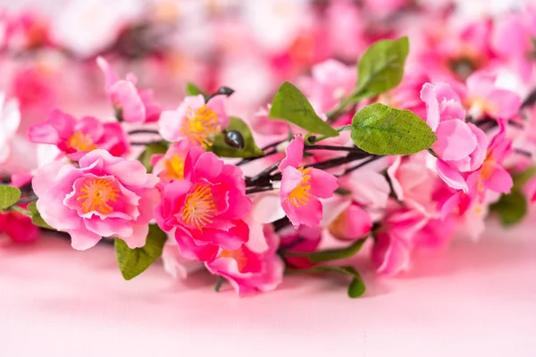 Silk flowers — Stock Photo, Image