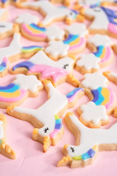 Μπισκότα ζάχαρης μονόκερου — Φωτογραφία Αρχείου