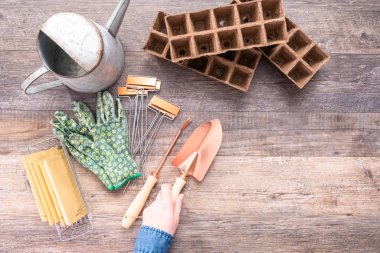 küçük Bahçe aletleri