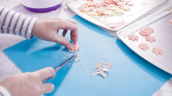 Melting chocolate candy melts — Stock Photo, Image