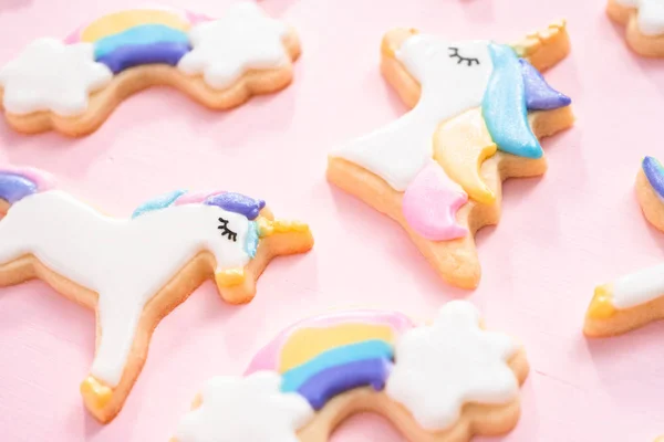 Unicorn şeker kurabiyeleri — Stok fotoğraf
