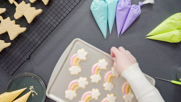 Biscuits au sucre de licorne — Photo