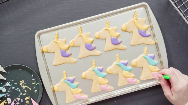 Biscuits au sucre de licorne — Photo