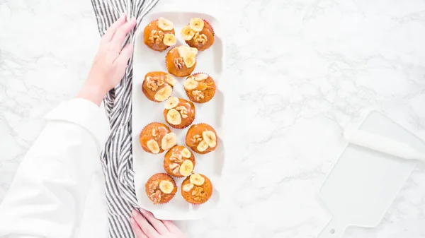 Pão de banana — Fotografia de Stock