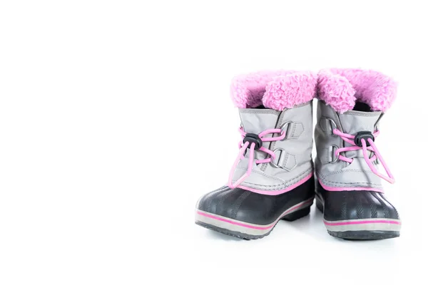 Niños botas de invierno — Foto de Stock