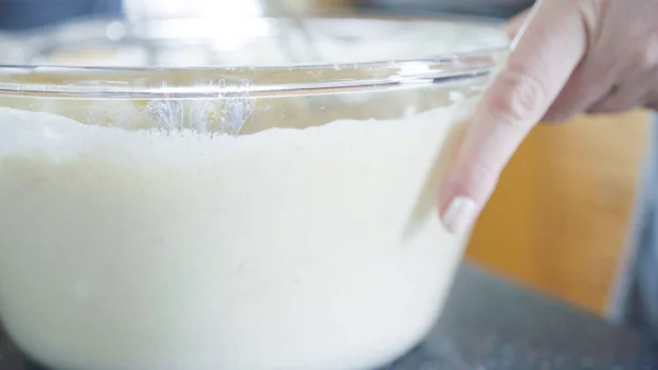 Waffle batter — Stock Photo, Image