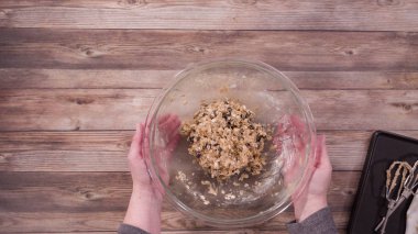 Yulaf ezmeli kurabiye.