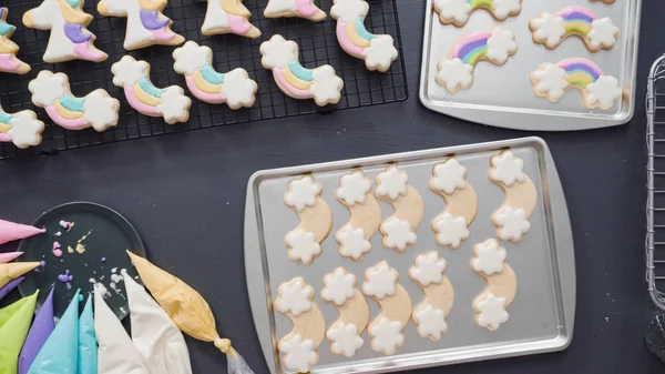 Biscoitos unicórnios — Fotografia de Stock