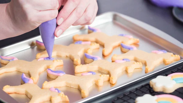 Unicorn cookies — Stock Photo, Image