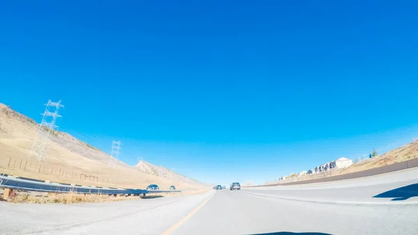 Condução em auto-estrada — Fotografia de Stock