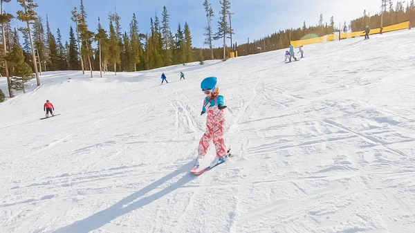 Alpin skidåkning — Stockfoto