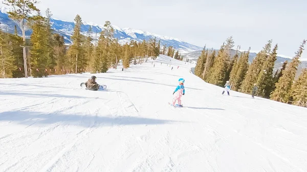 Esqui alpino — Fotografia de Stock