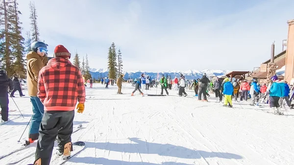 Alpine skiing — Stock Photo, Image