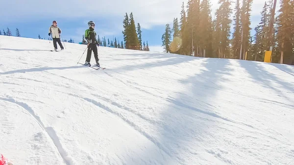 Alpine skiing — Stock Photo, Image