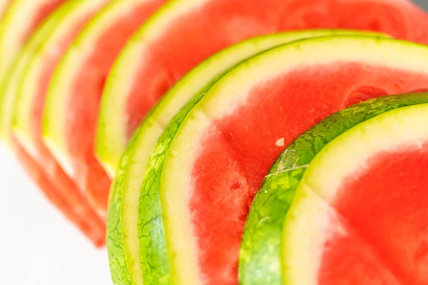 Röd vattenmelon — Stockfoto