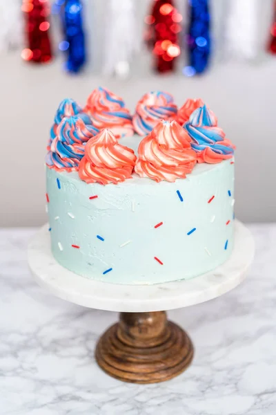 Vanilkový koláč — Stock fotografie