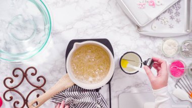 Ev yapımı lolipoplar.